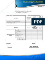 Activity Completion Reports GRADE LEVEL