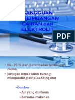 Gangguan Keseimbangan Cairan Dan Elektrolit