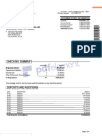 Sample Bank Statement