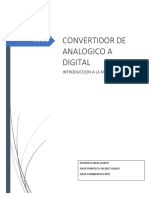 Reporte Del Convertidor Analogico A Digital