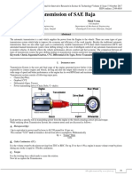 Transmission of SAE Baja