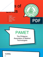 Code of Ethics: Pamet Pamet Hymn MT Prayer Iamlt/ Ifbls Mimls