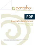 Pentaho Creating Solutions 1.1.4