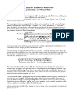 Topical Analysis: Schubert's Winterreise "Der Lindenbaum" & "Wasserfluth"