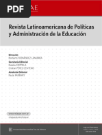 Revista Latinoamericana de Política y Administración de La Educación #003