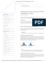 Interpret The Key Results For Normal Capability Analysis - Minitab