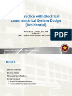 Lecture 11 Electrical System Design Residential PDF