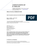 Oral Manifestations of Systemic Disease