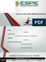 Calculo Del Peso Muerto Del Bus