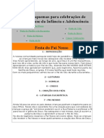 Alguns Esquemas para Celebrações de Catequese Da Infância e Adolescência