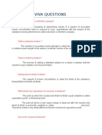 Chemistry Viva Questions