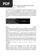 Interceptar y Escuchar Llamadas en Redes Moviles GSM