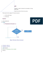 C Break Statement: Syntax