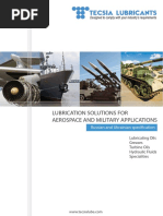 Lubrication Solutions For Aerospace and Military Applications