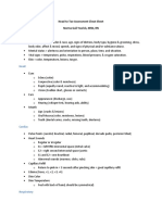 Head To Toe Assessment Guide