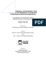 Models, Databases, and Simulation Tools Needed For The Realization of Integrated Computational Materials Engineeriing 2011 ASM International PDF