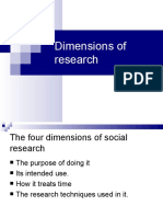 Dimensions of Research