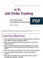 Job Order Costing: Cost Accounting: Foundations and Evolutions, 8e