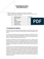 "Física 2 Electrostática" Manual de Laboratorio