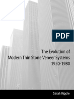 The Evolution of Modern Thin Stone Veneer Systems, 1950-1980