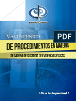 Manual de Evidencia Cadena de Custodia