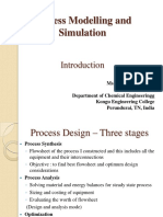 Process Modelling and Simulation - Introduction