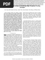 Behavior Based Learning in Identifying High Frequency Trading Spooofing Data Collect From Exchange For Trading Strategies