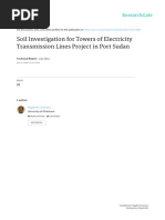 Electricity Towers Soil Investigation Report