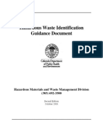 Hazardous Waste Identification Guidance Document