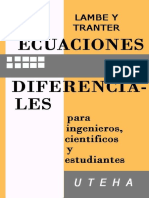 Ecuaciones Diferenciales para Ingenieros, Científicos y Estudiantes - C. G.