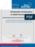 Risk-Benefit Considerations in ADHD