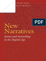 (Frontiers of Narrative) Thomas, Bronwen - Page, Ruth E-New Narratives - Stories and Storytelling in The Digital Age-University of Nebraska Press (2011)