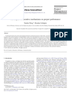 28 The Impact of Incentive Mechanisms On Project Performance