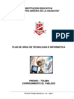 Plan de Area Tecnologia e Informática