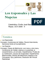 Los Esponsales y Las Nupcias