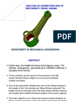 Finite Element Analysis of Connecting Rod of A High Power Density Diesel Engine