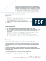 © 2012 Project Lead The Way, Inc. Principles of Engineering Project 1.1.6 Compound Machine Design Rubric - Page 1