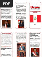 Triptico Presidentes Del Peru