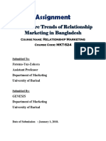 Assignment: The Future Trends of Relationship Marketing in Bangladesh