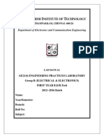 Engineering Practice Lab Manual Electrical and Electronics