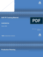 SAP PP Training Material: Confidential