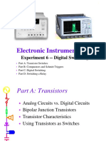 Electronic Instrumentation: Experiment 6 - Digital Switching