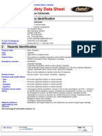 Material Safety Data Sheet: Product and Company Identification 1