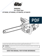 Operator'S Manual: 16 In. (406 MM) 33cc Chain Saw UT10530, UT10530A, UT10947D, UT10947E