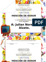 Mencion de Honor