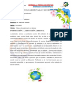 Educacion Ambiental Introduccion