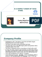 Operations & Supply Chain of Tata Steel: by Pankaj Singh Rawat 0807PGPM22