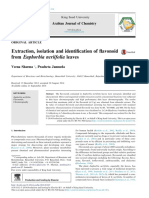 Extraction, Isolation and Identification of Avonoid From Euphorbia Neriifolia Leaves