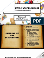 Crafting The Curriculum