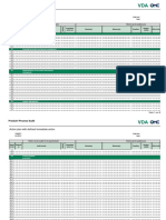 VDA Volume 6.3 2016 Chapter 9.1 Process Audit Action Plan